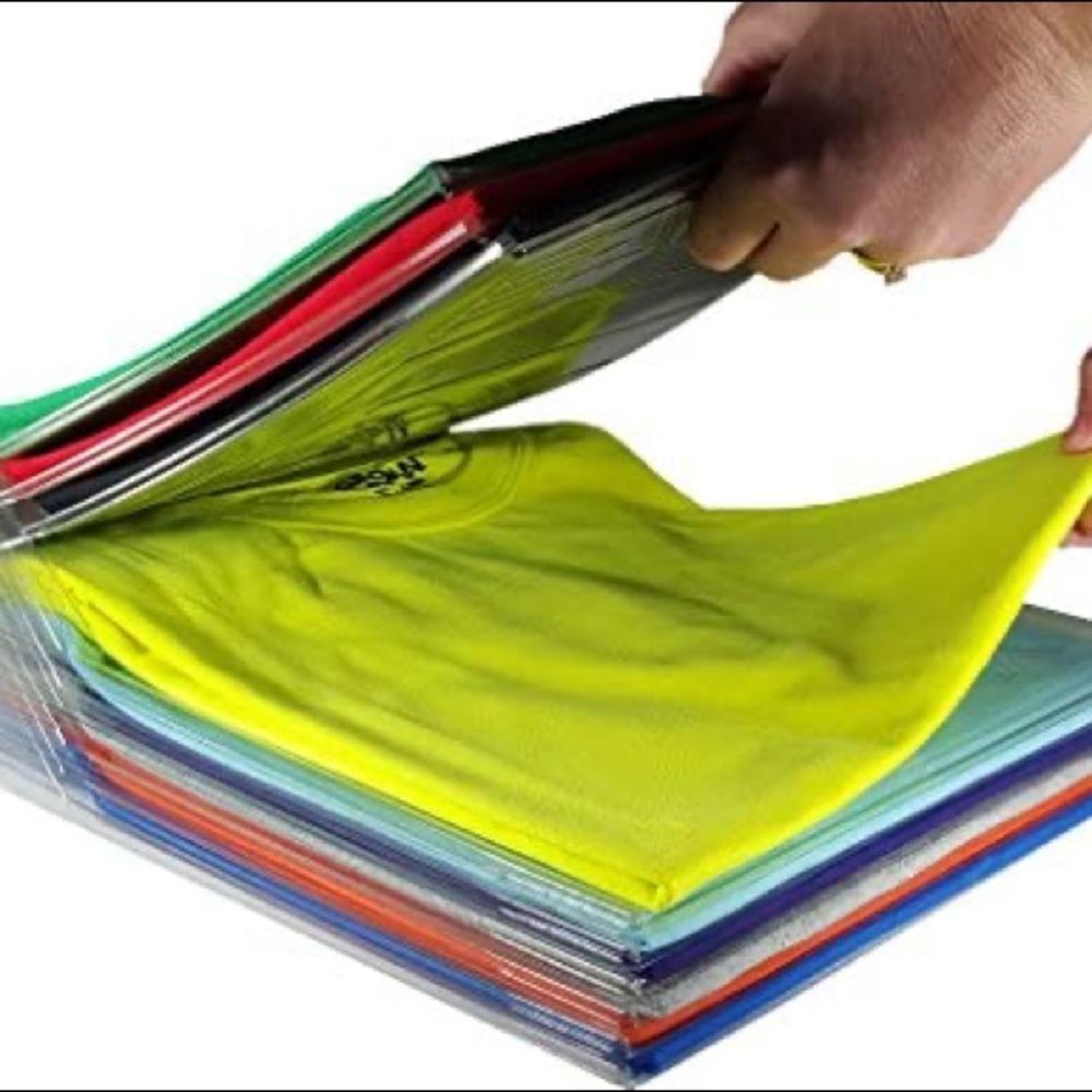 Ezstax Closet Organizer and Shirt Folder| Regular Size, 20-Pack